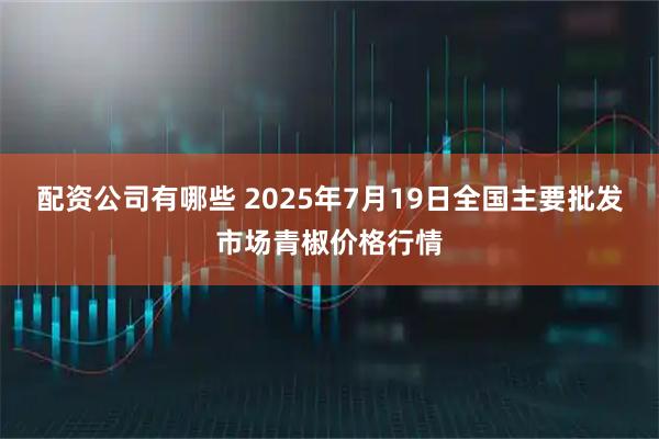 配资公司有哪些 2025年7月19日全国主要批发市场青椒价格行情